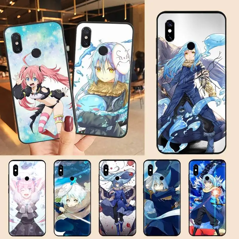 

That Time I Got Reincarnated As A Slime Phone Case For Xiaomi Redmi note 7 8 9 t max3 s 10 pro lite shell funda coque