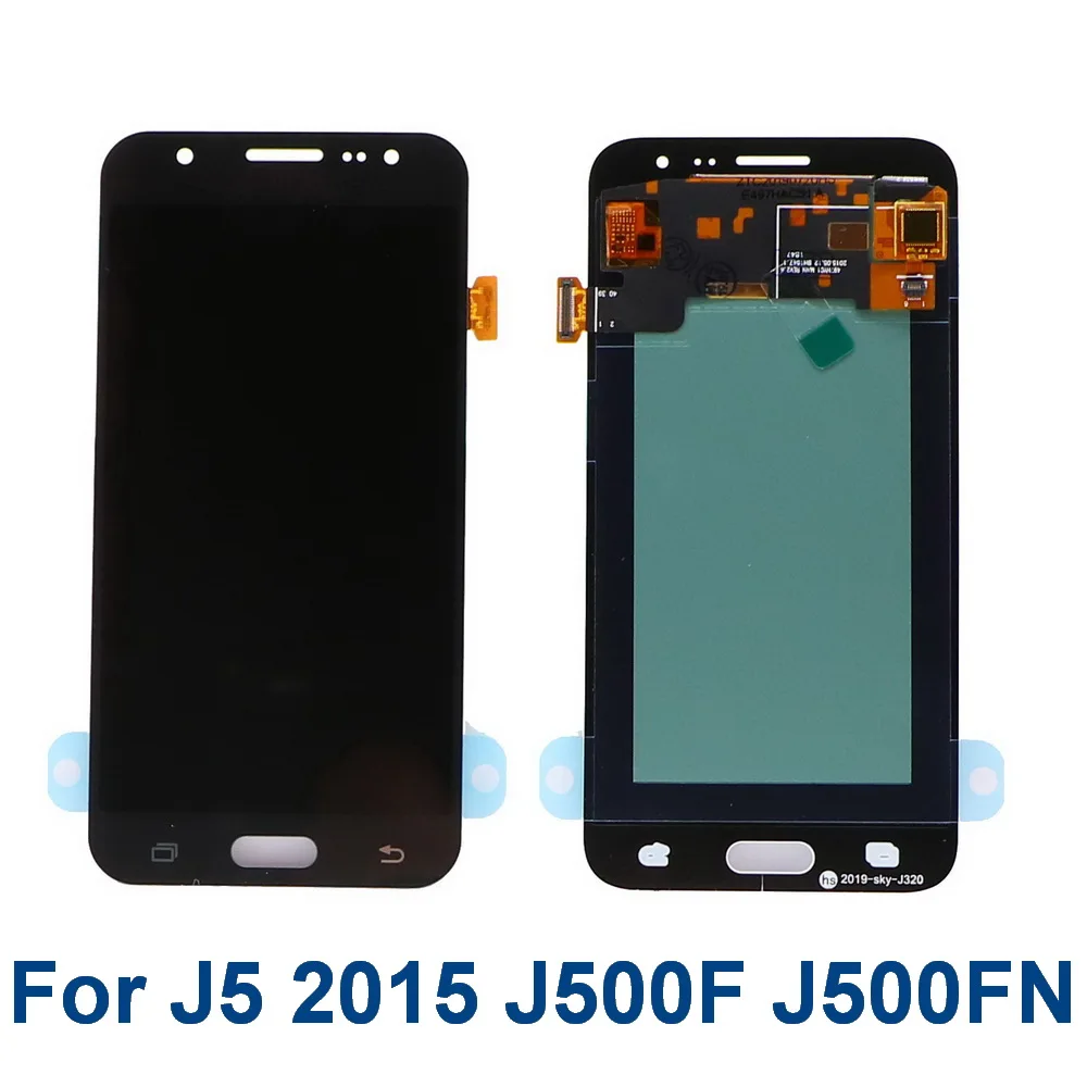 Super AMOLED для samsung GALAXY J5 2015 J500F J500FN J500M J500H ЖК дисплей кодирующий преобразователь