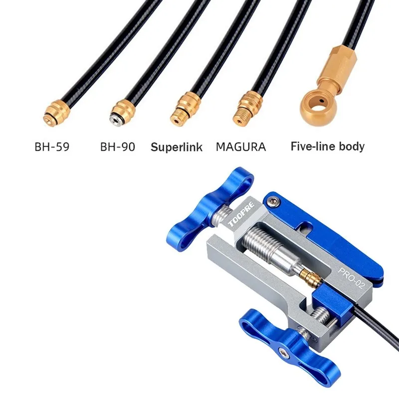

2 In 1 Bicycle Needle Tool Aluminum MTB Road Bike Hydraulic Disc Brake Hose Needle Driver Cutter Connector Cycling Repair Tools