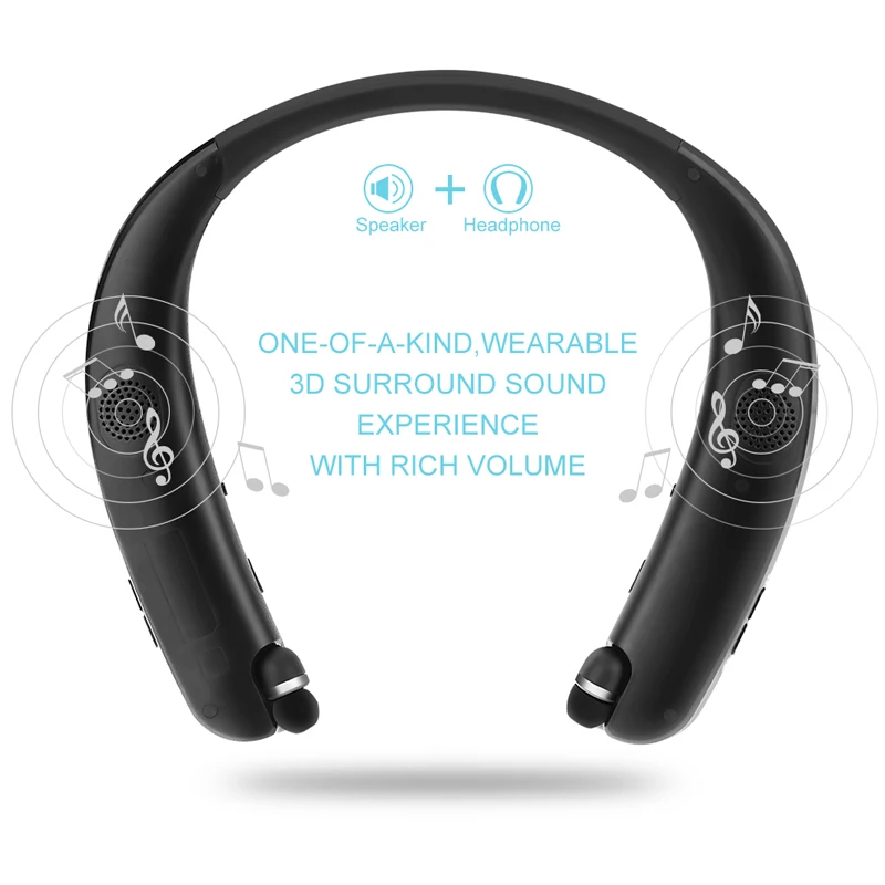 Innovative Neck Hanging Speaker Mounted Portable Bluetooth Headset Motion Sports Outdoor Waterproof |
