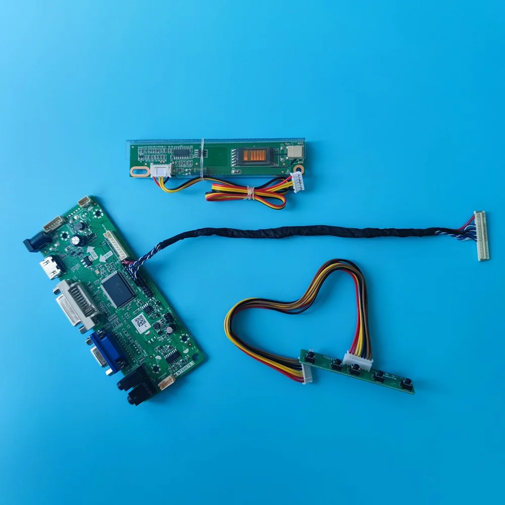 

Kit for LP154WE2 Panel monitor Controller board 15.4" 1 lamps LVDS 30pin Signal VGA Driver screen 1680X1050 DVI