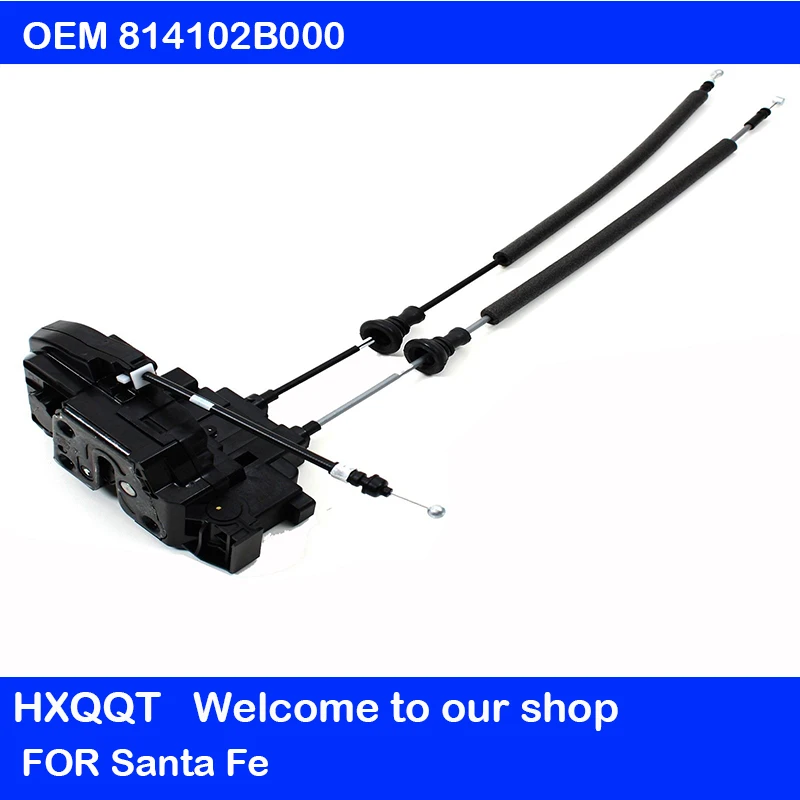 Привод привода дверного замка левый и задний подходит для 2007 2009 Santa Fe OEM 814102B000 81410