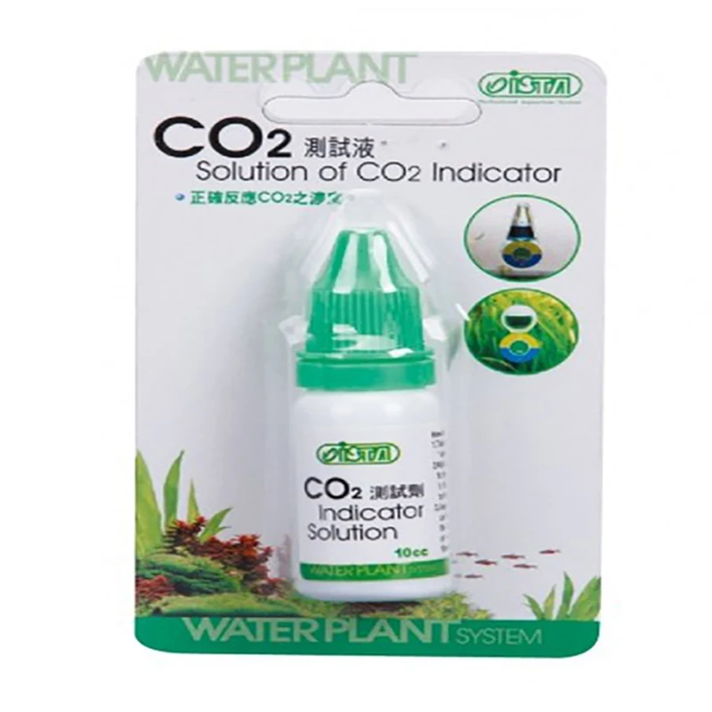 

ISTA Glass Aquarium CO2 Test Kit Solution of CO2 Indicator for Water Plants and 10ml Test Liquid for Water Quality Control