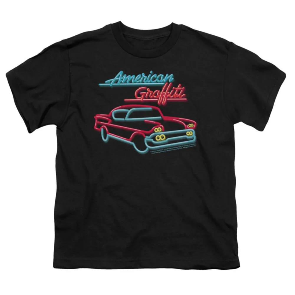 

2020 funny t shirt men novelty tshirt American Graffiti Neon T-shirt