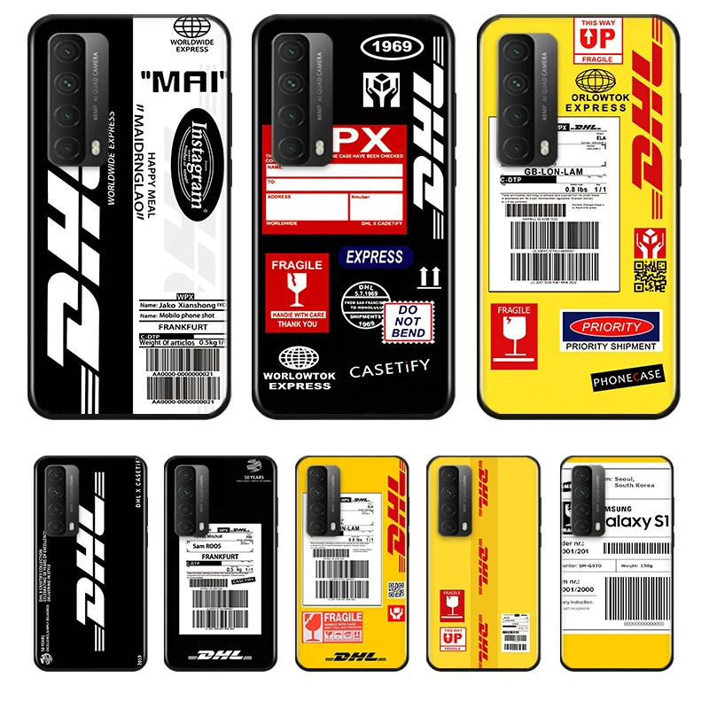 

Dhl Express For Huawei Y9A Y9S Y9 Y8P Y8S Y7A Y7P Y7 Y6 Y6P Y6S Y5P Y5 Prime Pro 2019 2020 Black Soft Phone Case