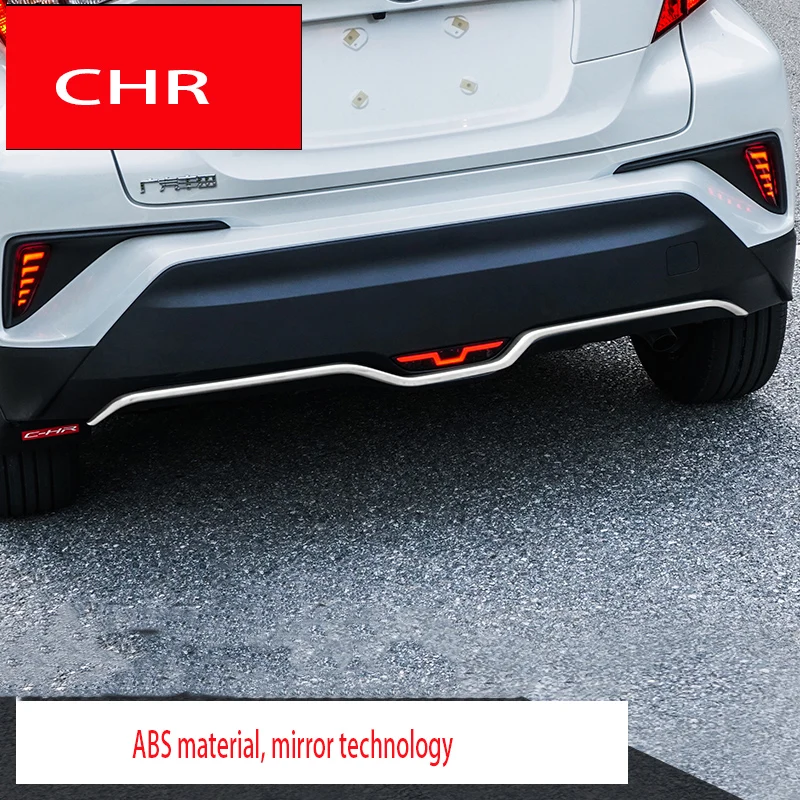 

Rear bar trim for Toyota CHR rear bumper decoration ABS material bright strip C-HR outer decoration modification