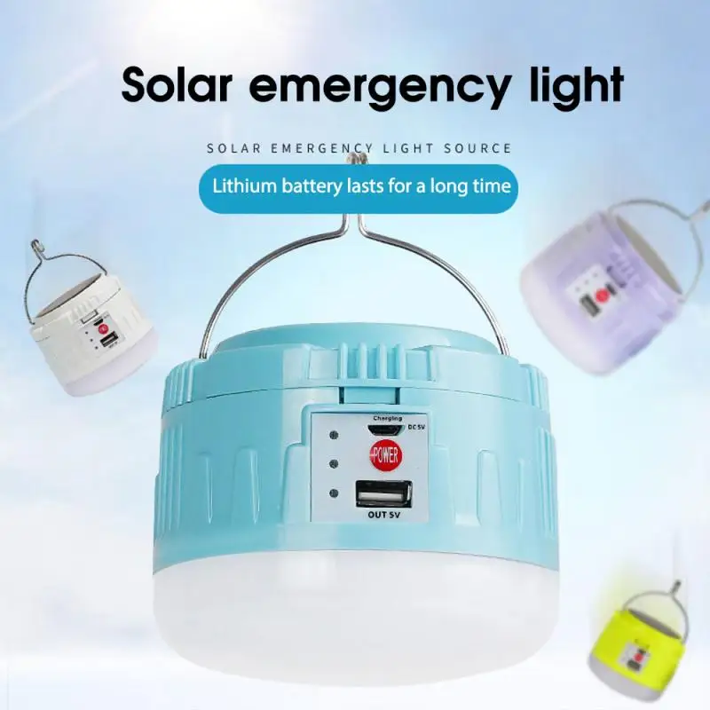 

Solar Outdoor Camping Emergency Light USB Charging Waterproof Normal Use In Rain In The Field XC30 XC50