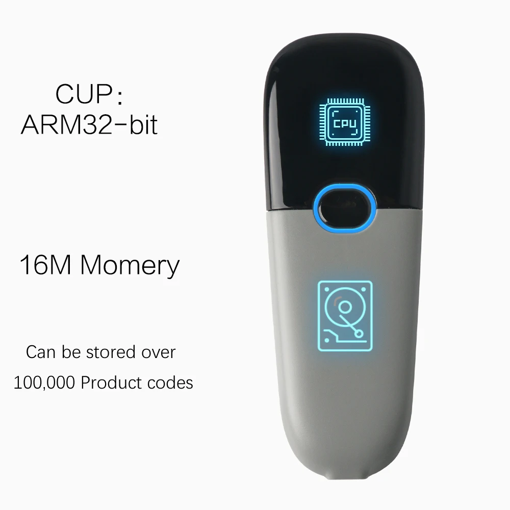 TEKLEAD Portable 1D 2D Bluetooth Wireless 2.4G Barcode Scanner Mini Pocket QR Bar Code Reader | Компьютеры и офис