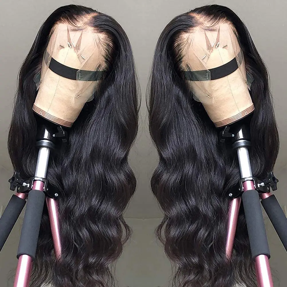 

March Queen Transparent Lace Front Human Hair Wigs For Women Inidan Body Wave 13x4 Lace Frontal Wig for Women Remy 150 Density