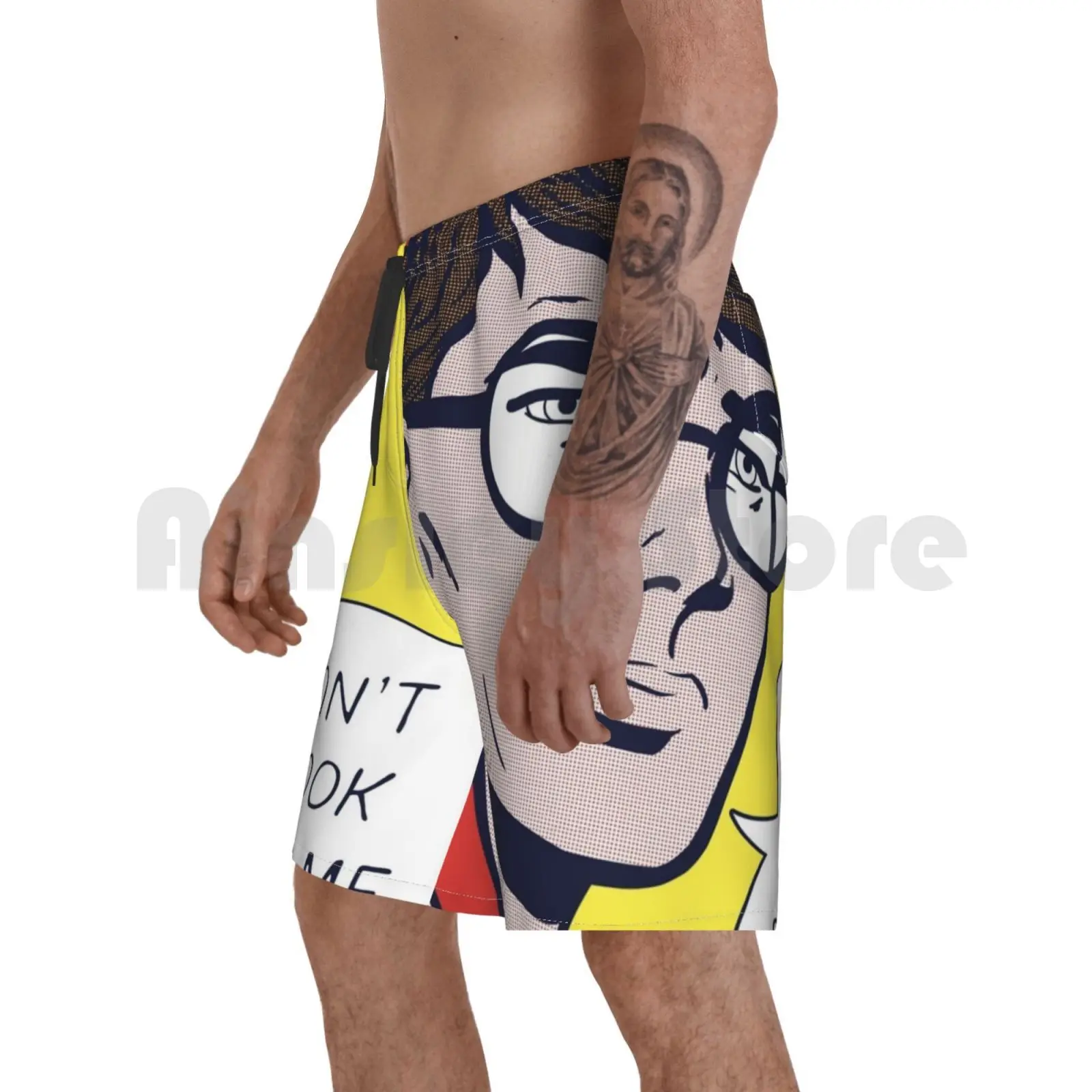 

Pop W Beach Shorts Men Beach Pants Swim Trunks Popart Pop Art Pop Vintage 60s 80s 90s Waldo Wheres Waldo Lichtenstein