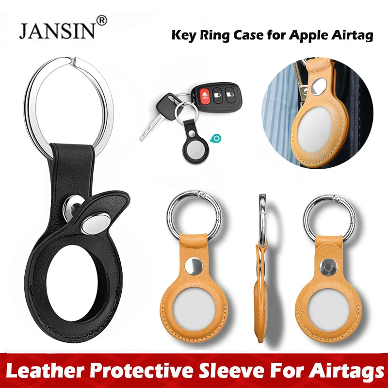 Защитный чехол из искусственной кожи для airtag с пряжкой Apple локатор-трекер