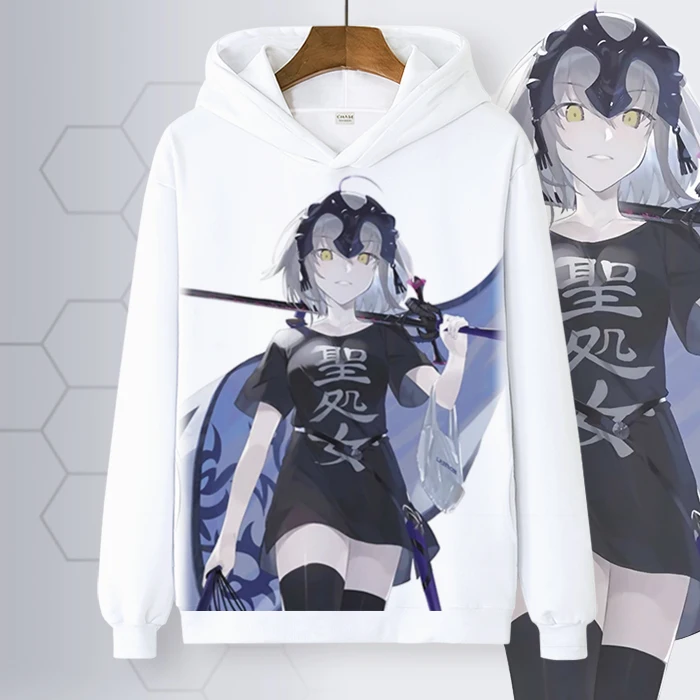 

Anime Fate go Harajuku Clothing Unisex Adults Casual Clothes Sweatshirt Hoodies Tops cosplay