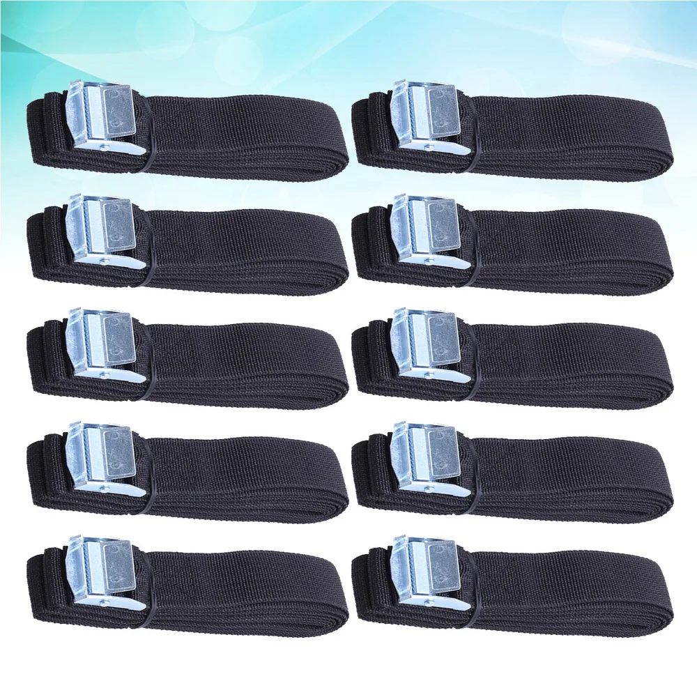 10 Pcs Lashing Straps with Steel Buckle Thick Nylon Quick Release Lashing Straps for Cargo Tie Down Car Roof Rack Luggage Kayak
