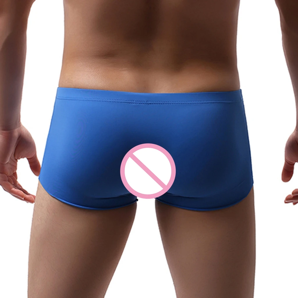 Мужские комбинированные мягкие трусы шорты сексуальное нижнее белье боксеры