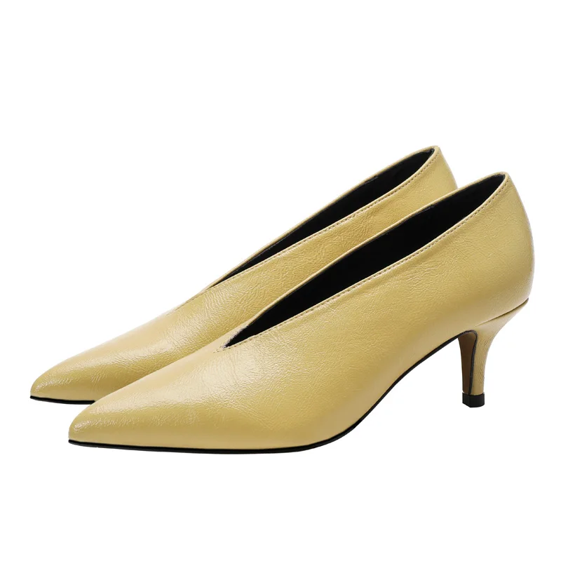 

Fashion pointed high heels Plus size women shoes white stiletto Sexy Dress shoes ladies shoes black high heel shoes spring new