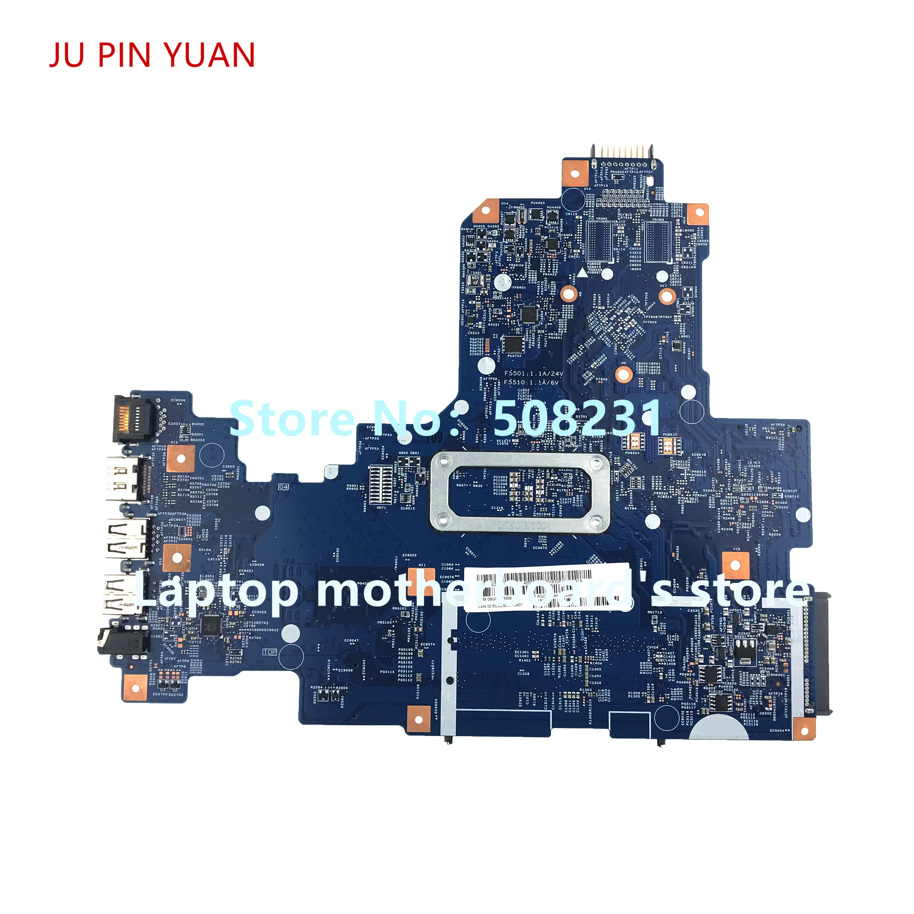 JU PIN YUAN 859287-601 859287-501 для ноутбука HP 17-Y материнская плата 100% полностью