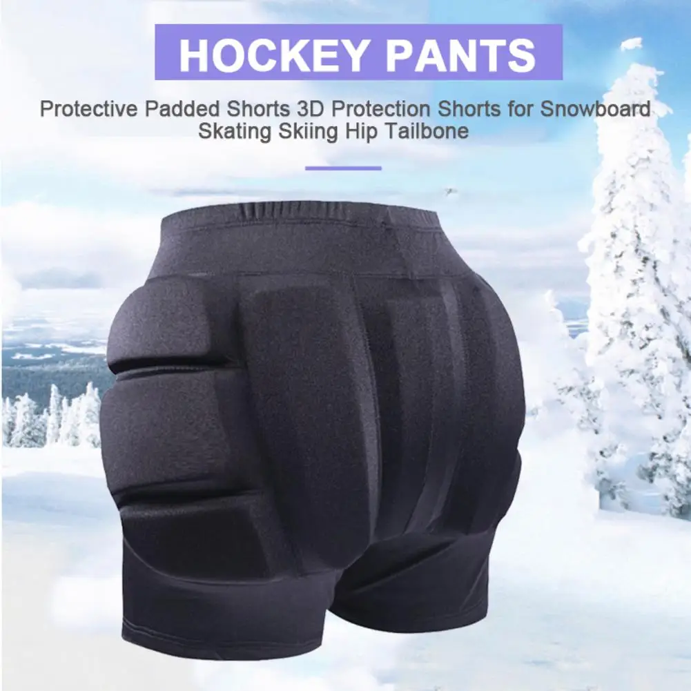 

S-2XL Outdoor Sports Ski Skate Snowboard Protection Skiing Protector Skating Protective Hip Padded Shorts dropshipping