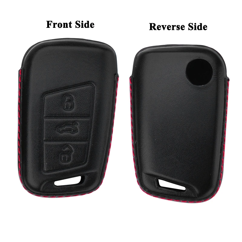 Чехол SEEYULE из натуральной кожи для автомобильного ключа оболочка ключей