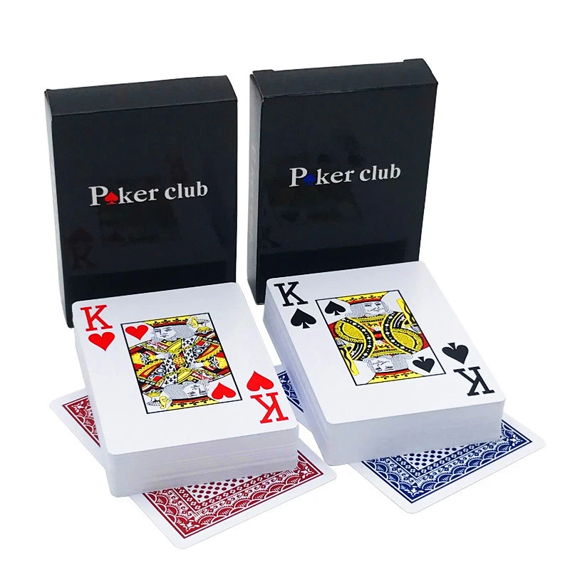 

New Hot 2 Sets/Lot Baccarat Texas Hold'em Plastic Playing Cards Waterproof Smooth Poker Card Board Bridge Games 63*88mm