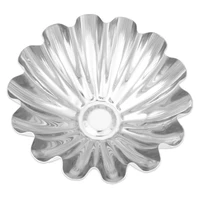 6pcs egg tart mold stainless steel flower shape diamond sharped circular durable reusable cupcake and muffin baking tartlet cup
