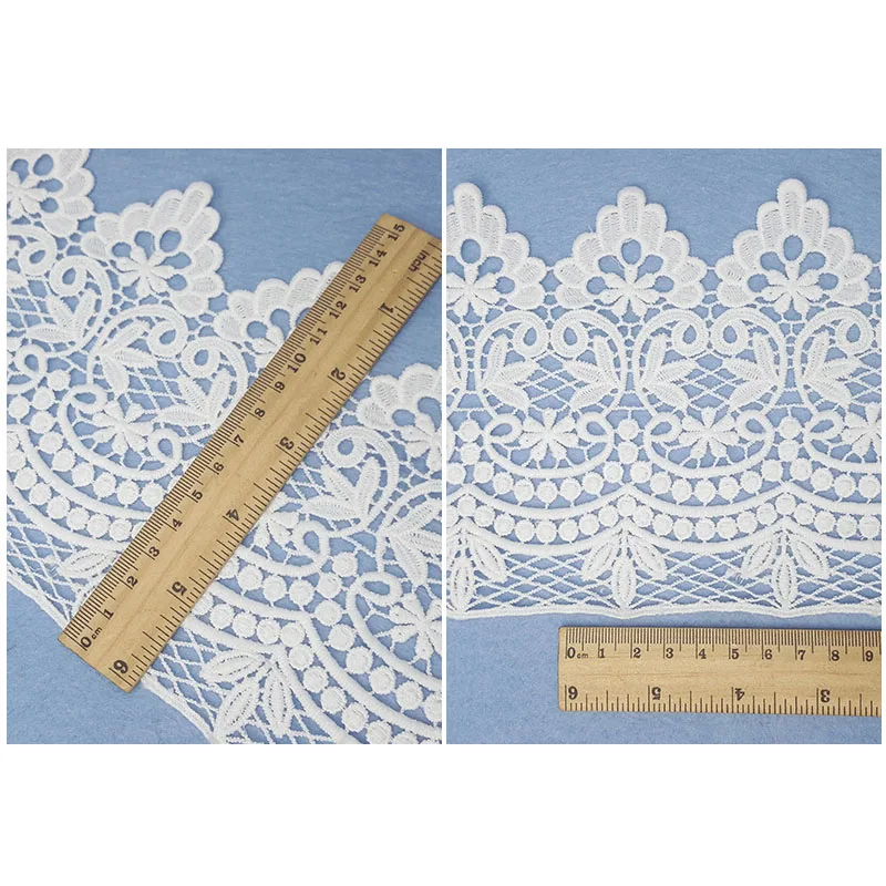 7 ярдов/рулонная лента с хлопковым кружевом сделай сам отделка ткани для шитья