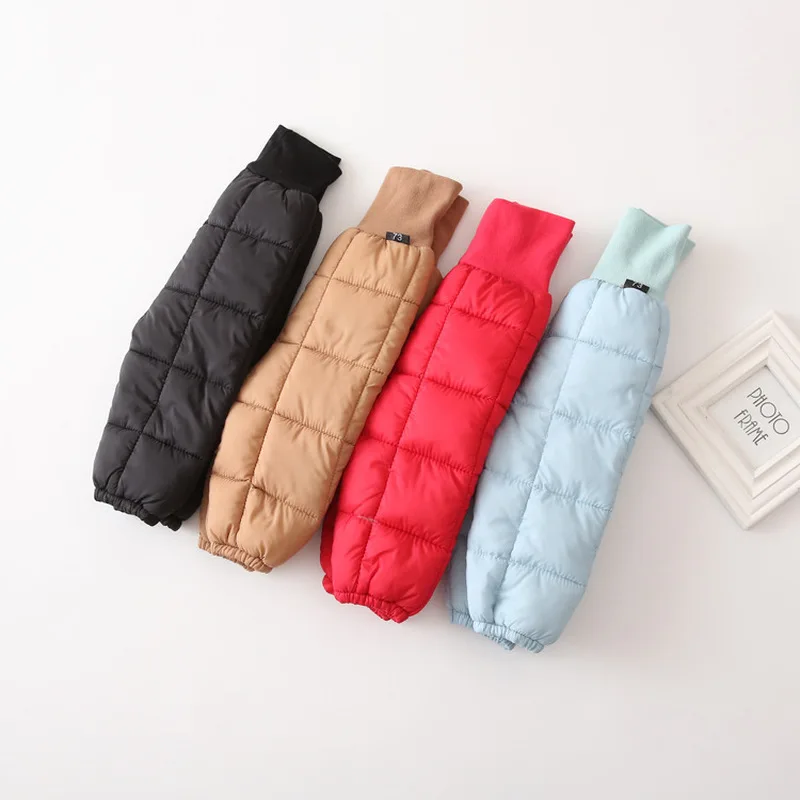 2019 штаны для маленьких девочек теплые пуховые Хлопковые Штаны малышей зимние