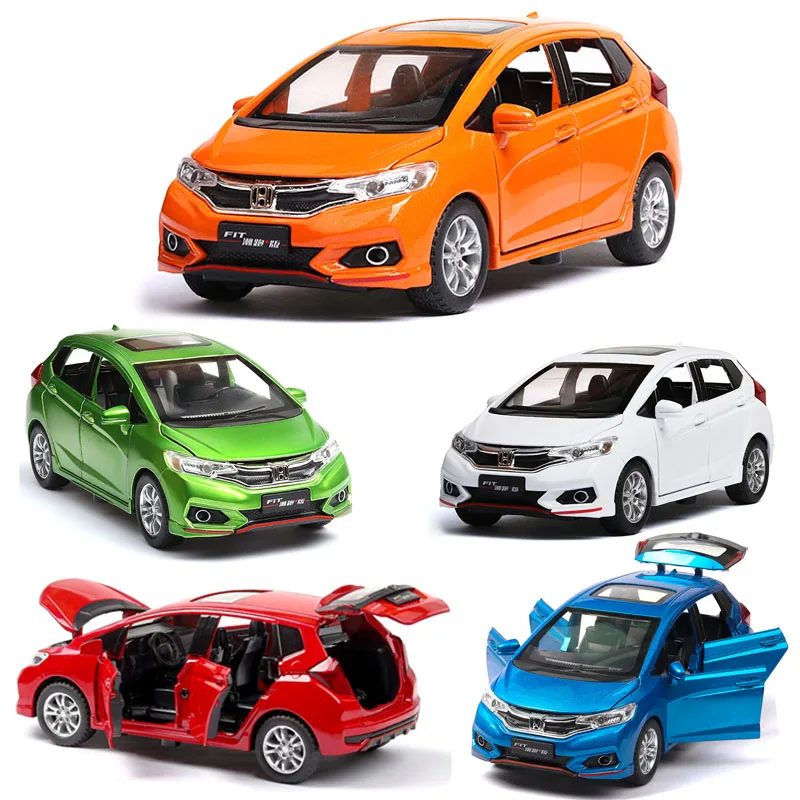1:32 Honda Fit металлическая игрушечная машинка из сплава литой под давлением