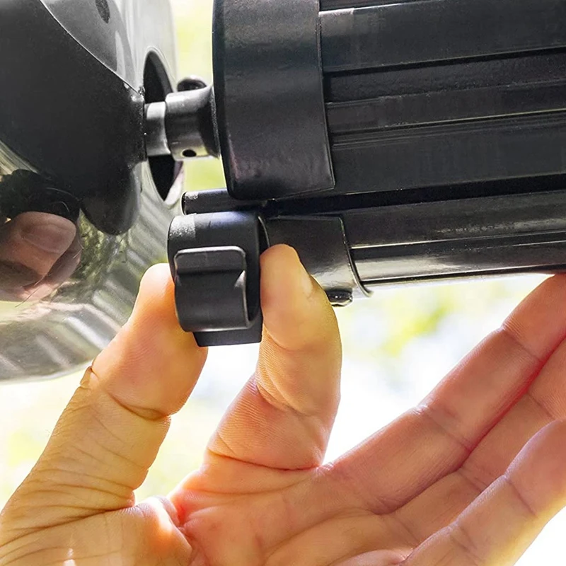 Черный стандартный клипса для тента веревосветильник льника скользит в тент