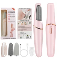 electric foot file callus remover for heels dead skin usb charge easy reach desion coarse fine double speed smooth you feet