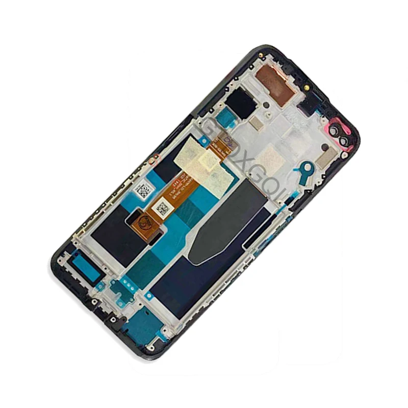 original new 6 57 lcd with frame for oppo realme x50 5g rmx2144 display screen touch assembly digitizer repair parts free global shipping