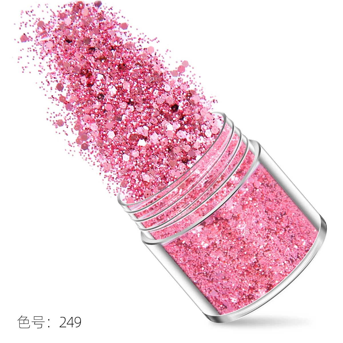 1 банка Шестигранная 1/2/3 мм смешанный размер искусство украшение блестящая пудра