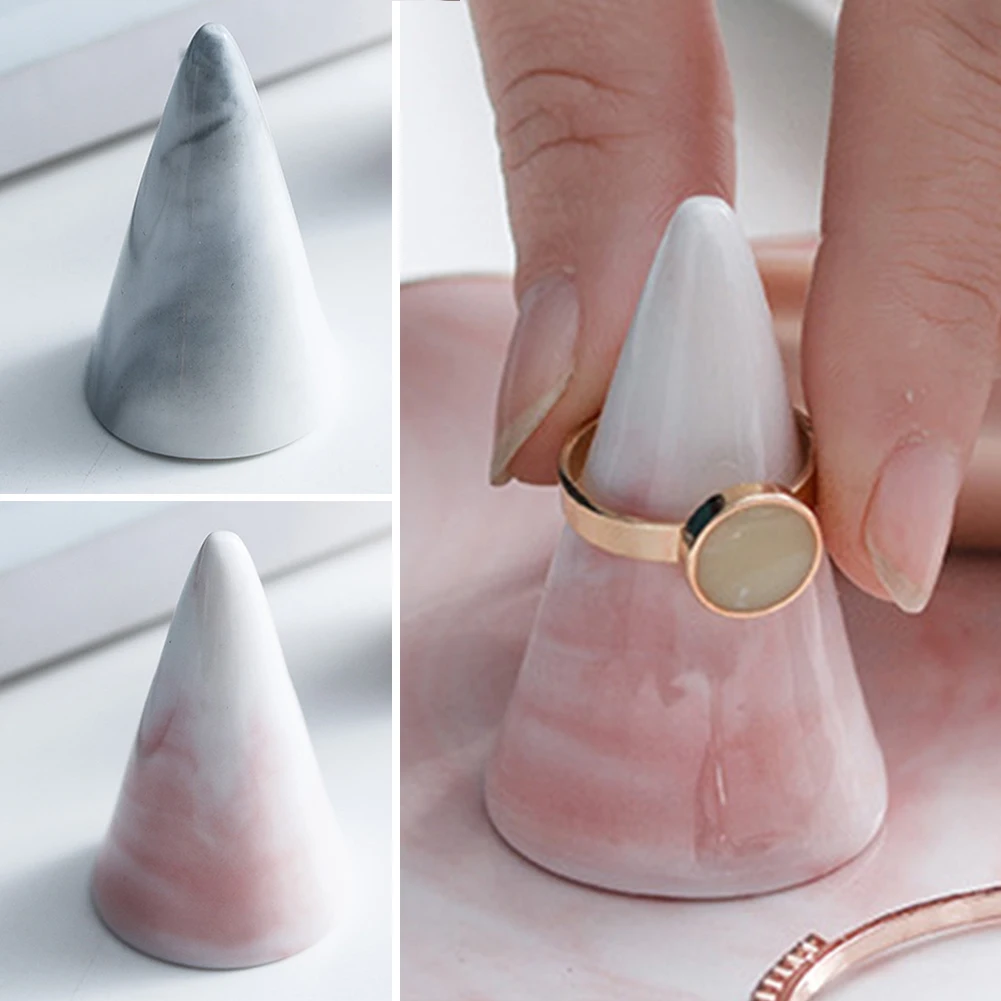 Розничные магазины мраморный декор Стенд Лоток золото керамика хранения