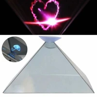 Universal Holo Box Pyramid Display Holographic Projector Smartphone Hologram Box Mini Mobile Phone Showcase Phone Accessories