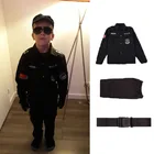 Детский карнавал, вечевечерние, полиция, раньше, мальчики, армия, полицейский, косплей, комплекты одежды для детей, Хэллоуин