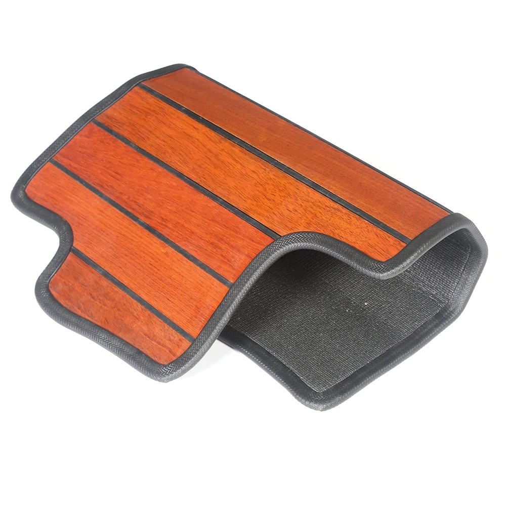 

For Toyota Land Cruiser Prado J150 2010-2019 Auto Car Synthetic Wood Floor Mats Foot Wooden Pads Carpets Interior Accessories