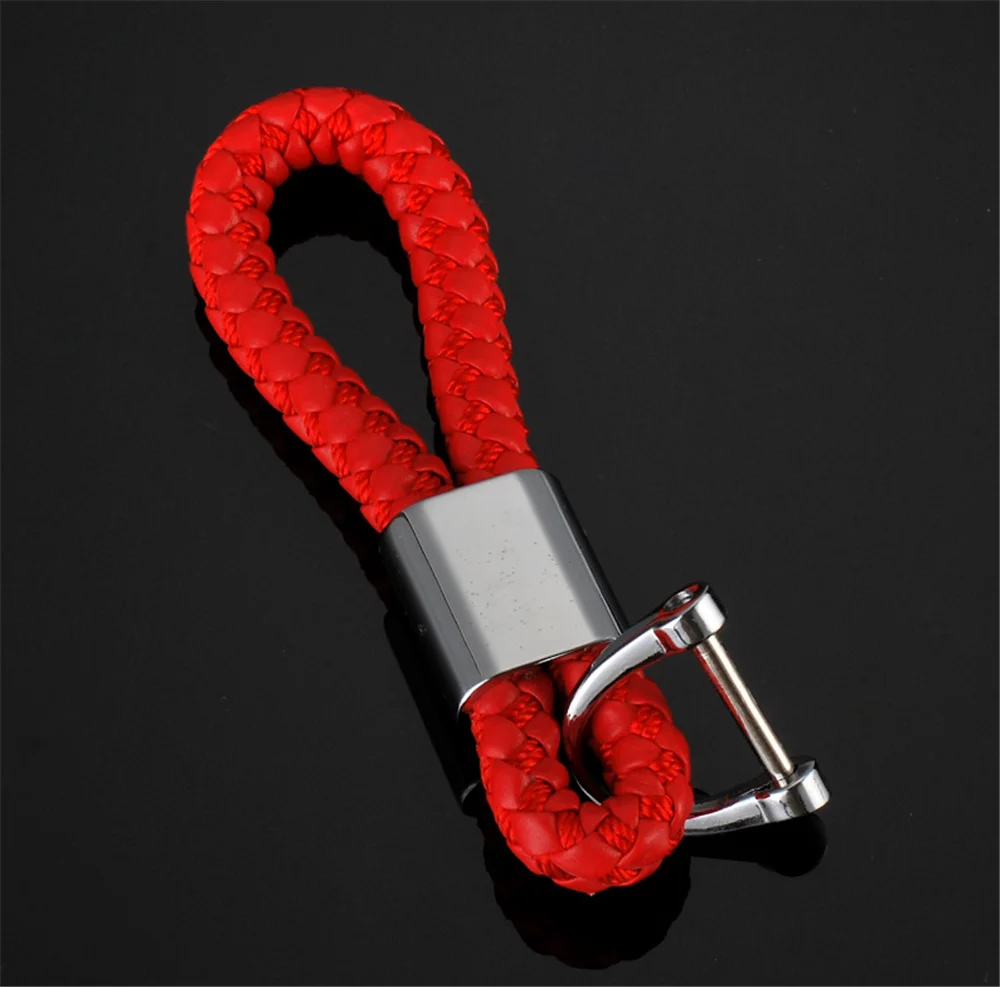 Автомобильные аксессуары тканый кожаный брелок в виде подковы для Subaru VIZIV-2 Hybrid