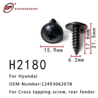 cross tapping screw for hyundai car accessories rear fender 1249306207b