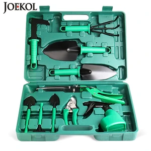 Наборы садовых инструментов 10 шт. ручных инструментов с Мастерок секатор лопатка-грабли ножницы для травы распылительных бутылочек с хранения Чехол