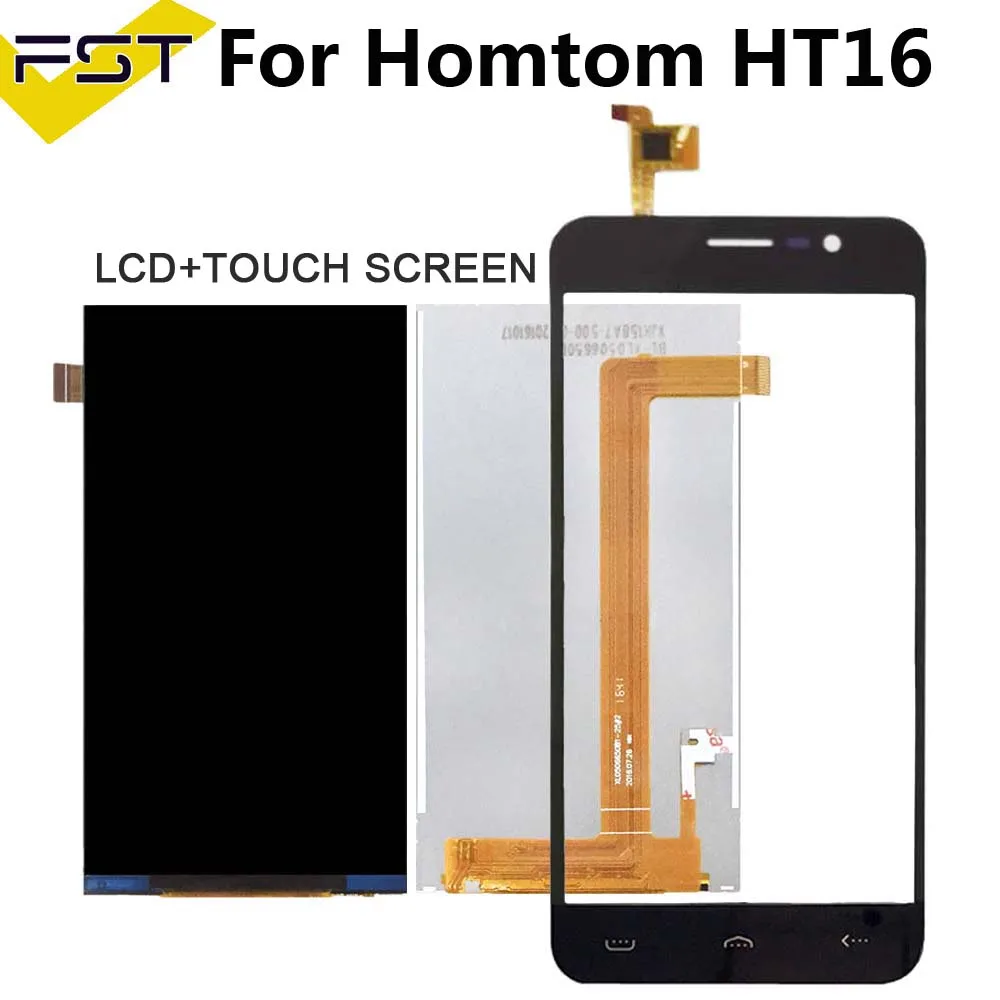 Для Homtom HT16 5 0 дюймов ЖК дисплей Дисплей + сенсорный экран Экран аналогово цифровой