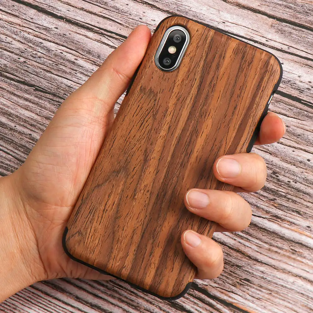 LAPOPNUT Wood Grain Soft TPU Silicone Case for Iphone 11 Pro Xs Max Xr X 7 8 Plus 6 6s 5 5s SE 2020 Hybrid Slim Shockproof Cover |