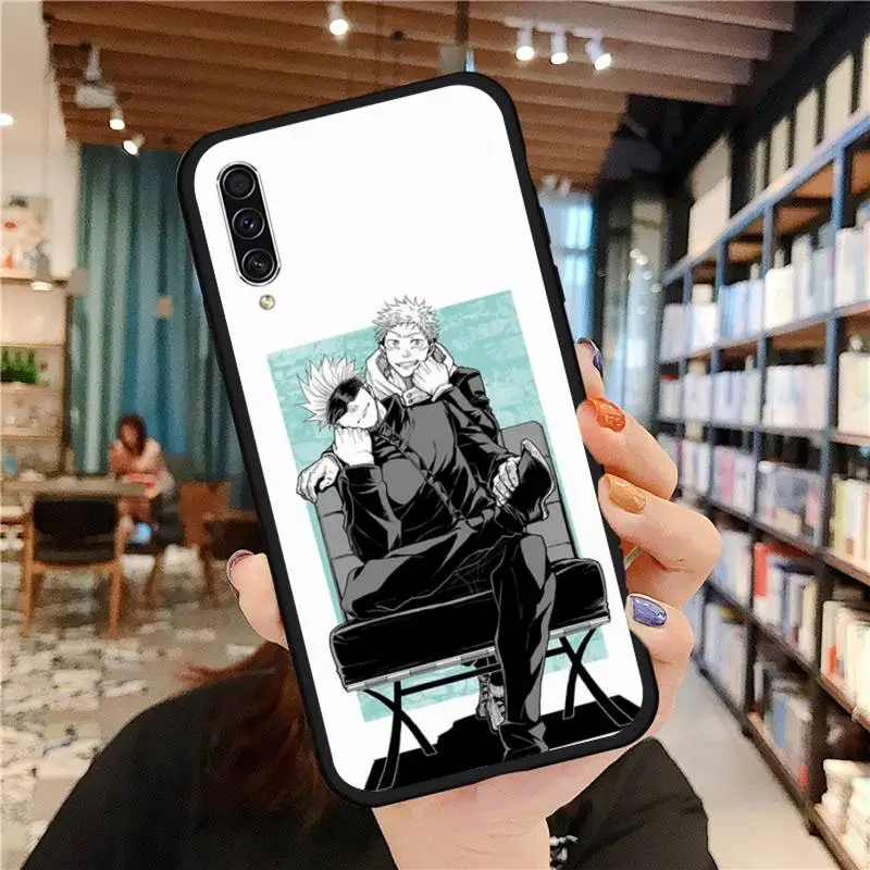 

Jujutsu Kaisen Satoru Gojo Comics Phone Case For Samsung galaxy S 21 20 10 8 A 50 21s 51 71 70 40 20 20e note 10 plus Ultra