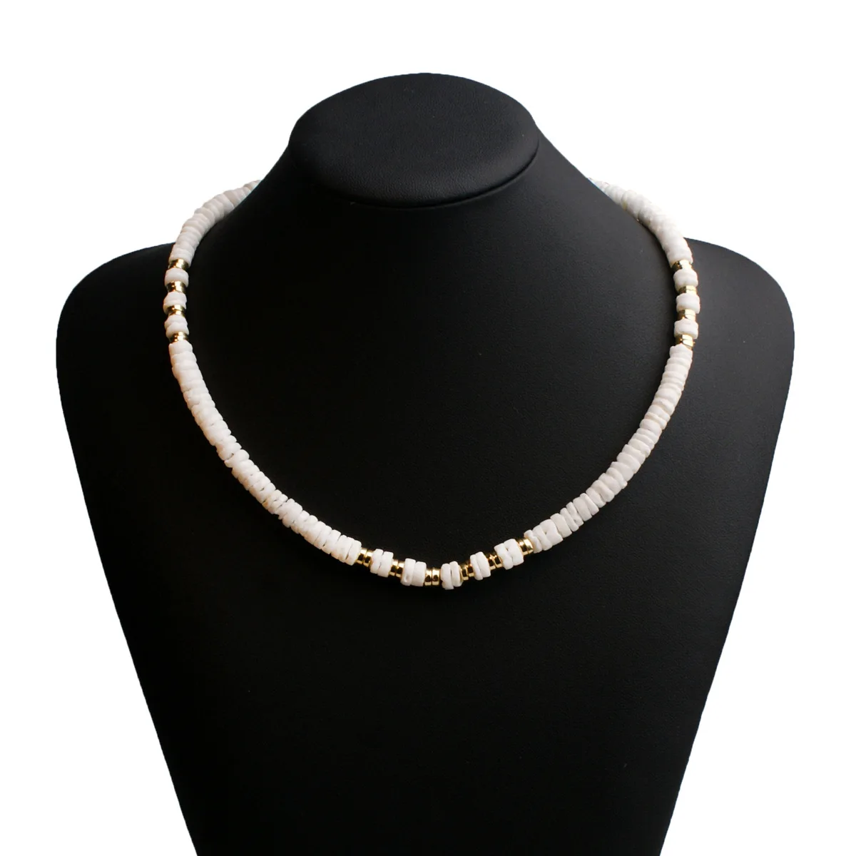 Женское популярное ожерелье с подвеской в стиле бохо белое натуральное