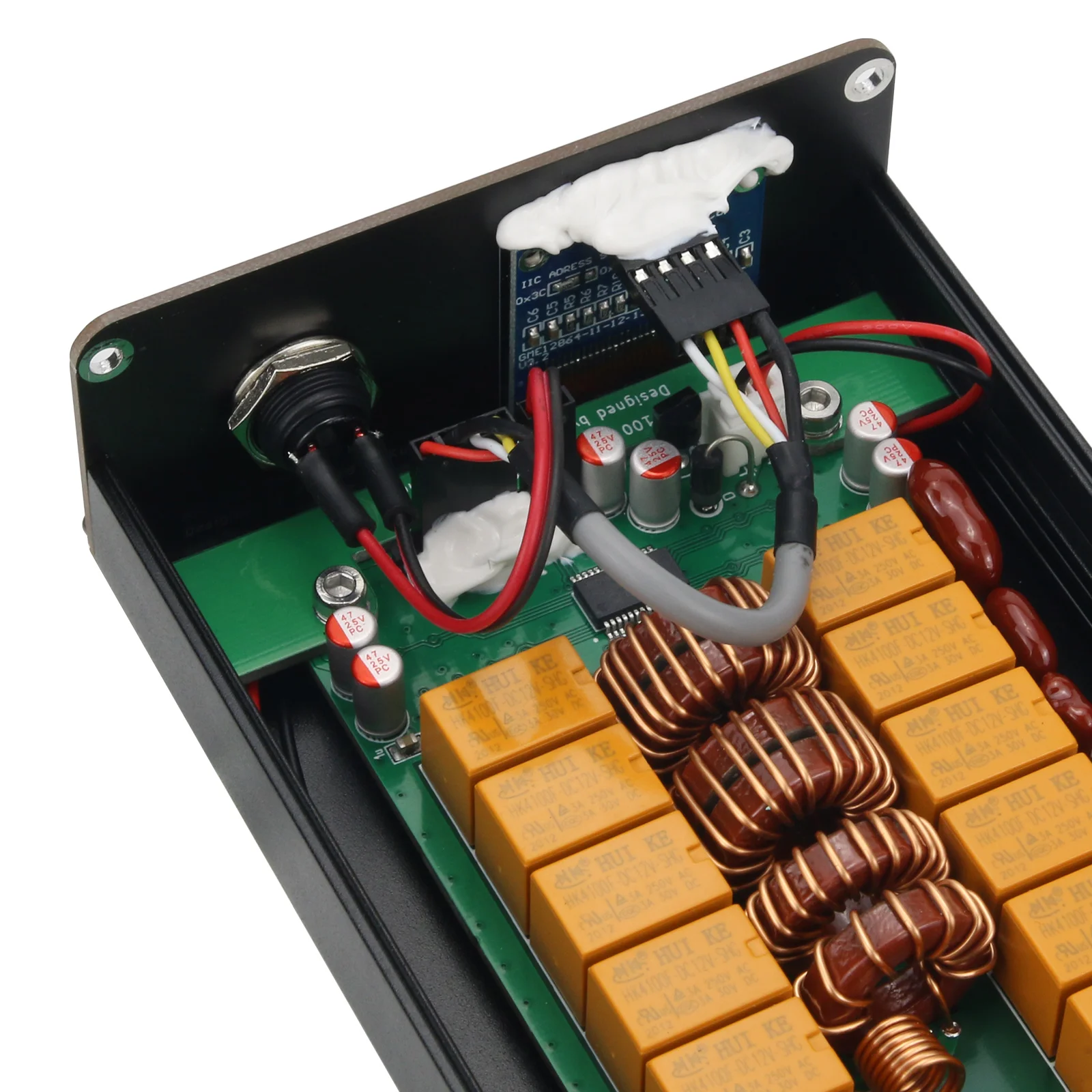 

Assembled ATU-100 PLUS Upgraded 100W Open Source Shortwave Automatic Antenna Tuner with Metal Shell