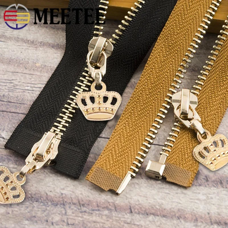 Металлическая молния с короной 1 шт. 85 см 120 5 # экологичное открытое пальто куртки