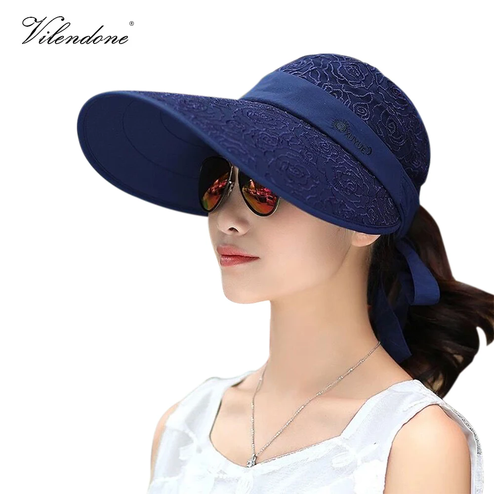 Летние солнечные шляпы для женщин пляжные УФ защитные кепки высокое качество