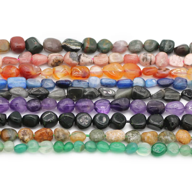 

UPGFNK 4-8mm Natural Stone rregular Amazonite Quartz Opal Beads Spacer Beads For Jewelry Making Diy Bracelet Accessorie 15Inches