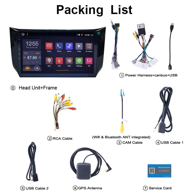 

Wanqi Android 8.1 2G RAM 32G ROM 10 inch Android 8.1 Car DVD GPS Navigation For NISSAN Sylphy 2012-2017 Multimedia Radio System