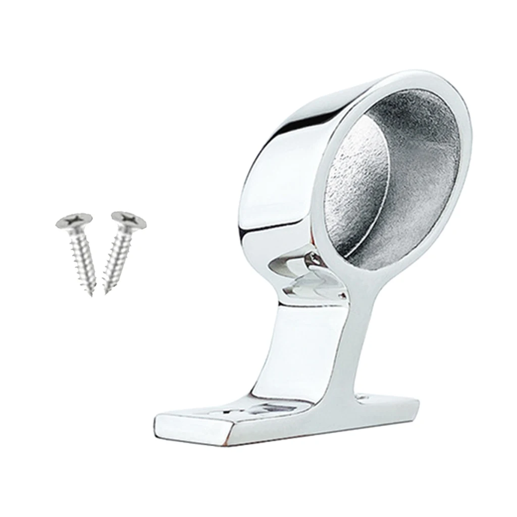 

316 Stainless Steel Marine Hand Rail Fitting 60 Deg Right End for Sailboats Yacht, Corrosion Resistance