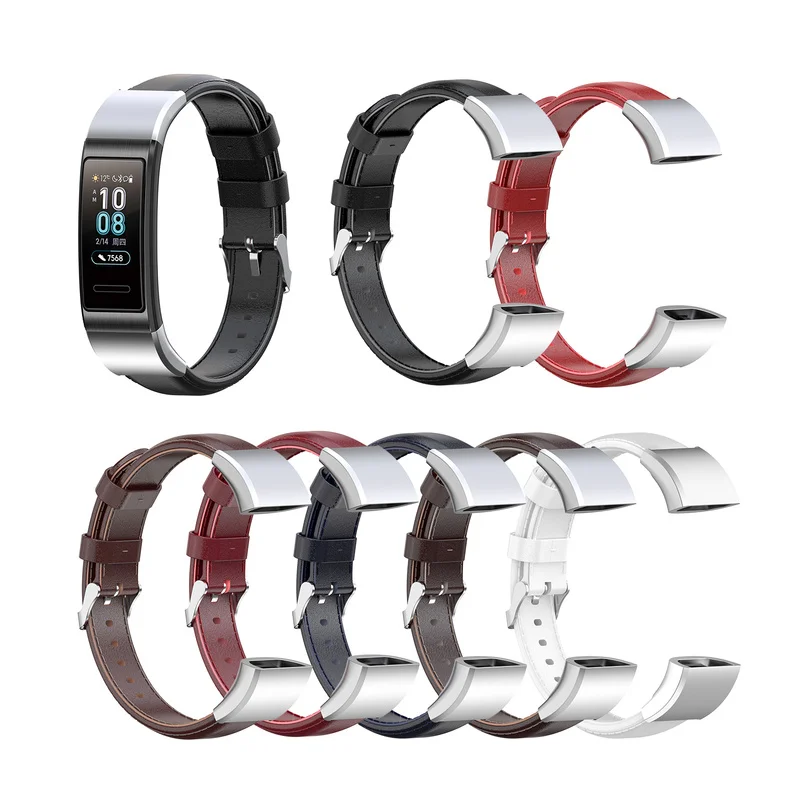 Кожаный ремешок для браслета Huawei Band 3/band 3 Pro|Смарт-аксессуары| |