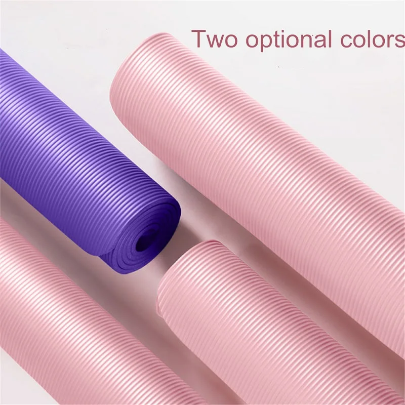 

185CM Fitness Yoga Mat Gym Exercise Mats 10MM Lengthen Non-slip Pad for Beginner Workout Pilates Fitness Mat with Yoga carry Bag
